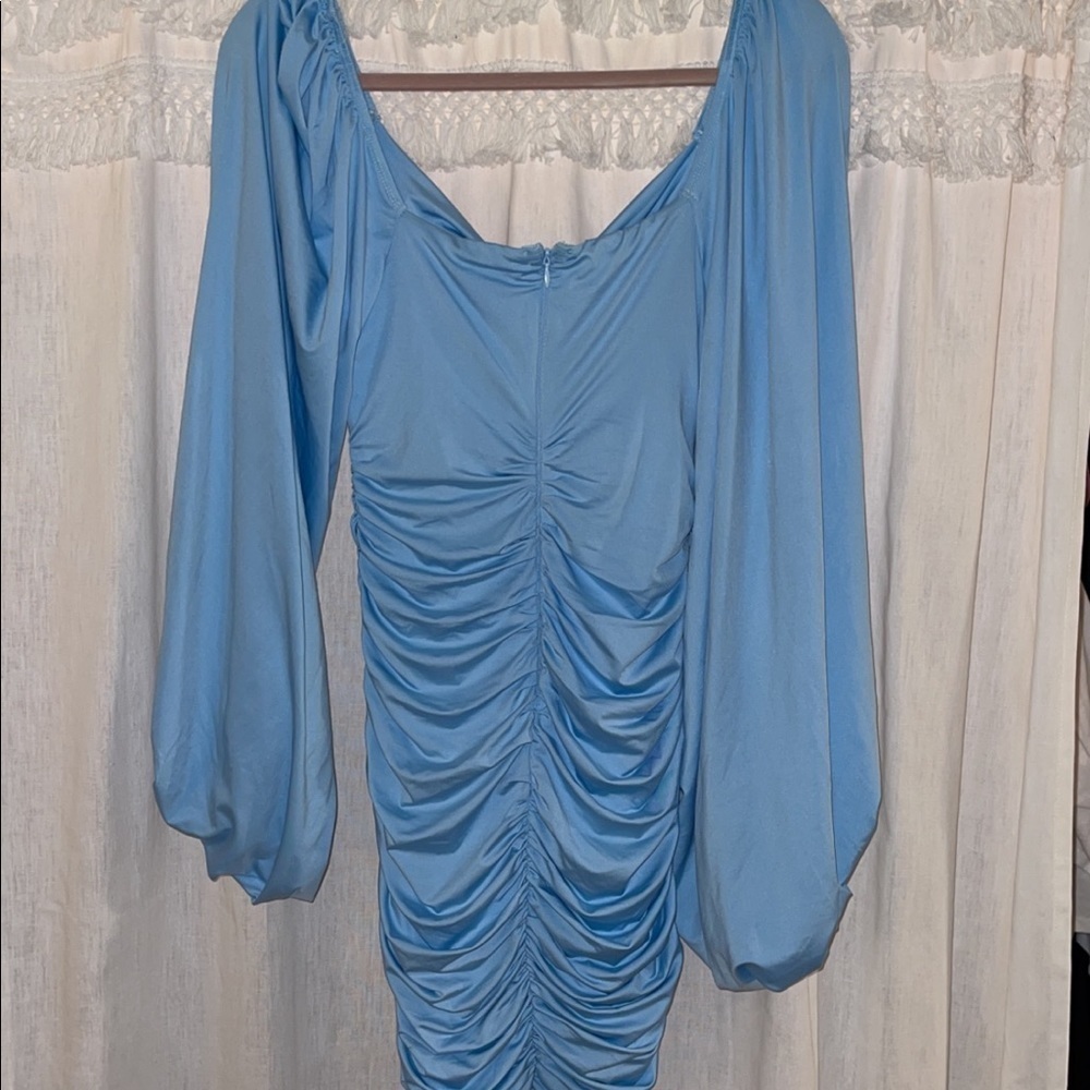 THATSSOFETCH Avni Blue Dress - Picture 4 of 6